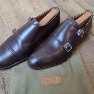 Meermin Mallorca Double Monk shoes, Brown